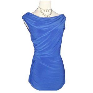 CATO Super soft draped boatneck top, sz M